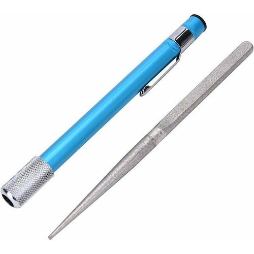 Manuelle Schärfer, Taschenmesserschärfer, Mini-Stiftschärfer, tragbarer Messerschärfer aus Stahl