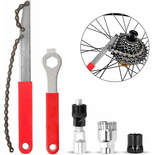 LYCXAMES – Werkzeugsätze zum Entfernen von Fahrradketten. Werkzeugsatz für die Fahrradreparatur, einschließlich Fahrradkurbelabzieher,