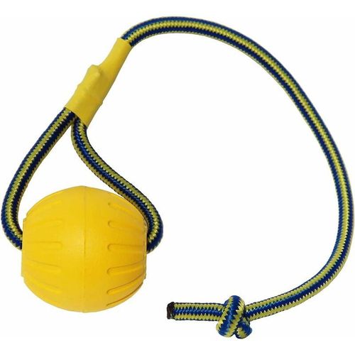 Hund mit Seil, Schaumstoff-Hundetrainingsball, schwimmender Hundeball, kleines Zerrspielzeug für große Hunde (Big Ball)