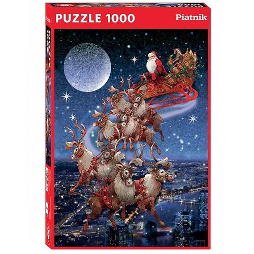 Piatnik Puzzle - Weihnachtsschlitten (Puzzle)