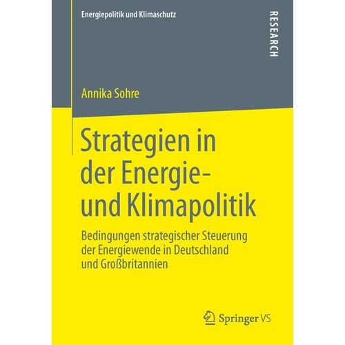 Strategien in der Energie- und Klimapolitik - Annika Sohre, Kartoniert (TB)