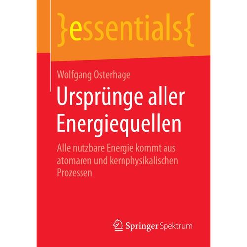 Ursprünge aller Energiequellen - Wolfgang Osterhage, Kartoniert (TB)