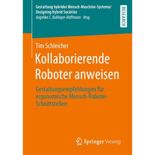Kollaborierende Roboter anweisen - Tim Schleicher, Kartoniert (TB)