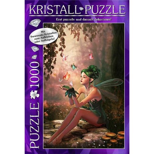 M.I.C. Swarovski Kristall Puzzle Motiv: Fairy Forrest. 1000 Teile Puzzle