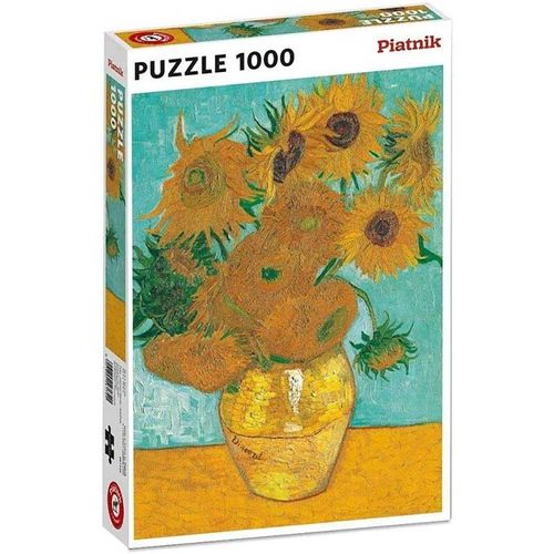 Van Gogh - Vase mit Sonnenblumen (Puzzle)