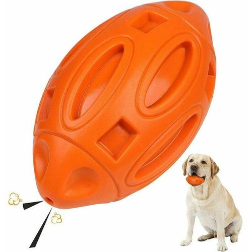 Unzerstörbares Hundespielzeug, Kauspielzeug für Hunde, Soundball-Gummi-Hundespielzeug für mittelgroße und große Hunde