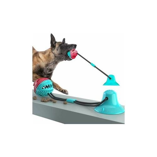 Upgrade Saugnapf Hundespielzeug Hundekauspielzeug Interaktives Hundespielzeug Hundezähne-Reinigungsspielzeug Haustier-Molarbiss-Spielzeug Hund