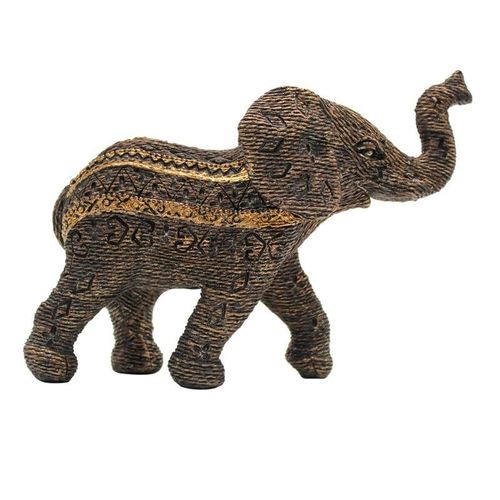 Signes Grimalt - Elefant Afrikaner und Elefanten Graue Elefantenfigur 13x19x7cm - Gris