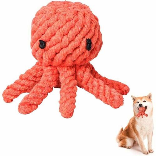 Hundespielzeug, sicheres und ungiftiges Plüschspielzeug aus natürlicher Baumwolle, lustiges Kauspielzeug für kleine Haustiere