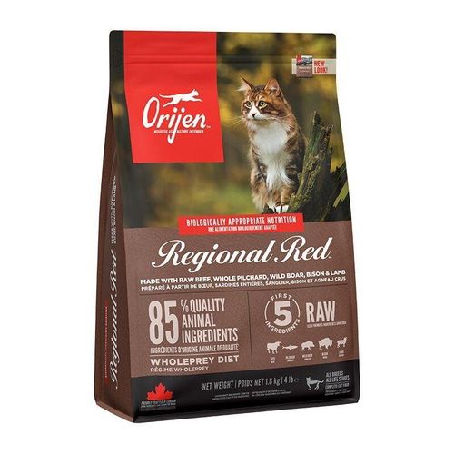 Orijen Regional Red Cat – Trockenfutter für Katzen – 1,8 kg