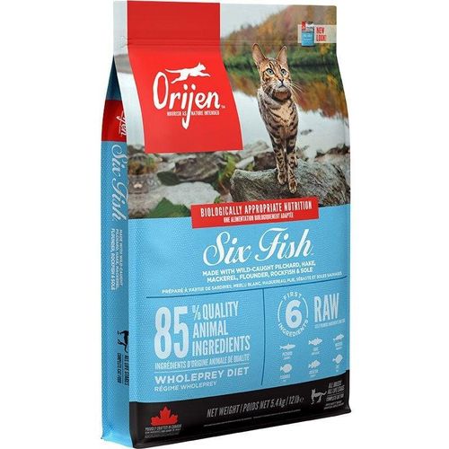 Orijen Six Fish - Trockenfutter für Katzen - 5,4 kg