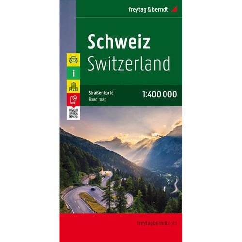 Freytag & Berndt Autokarte Schweiz. Suiza. Zwitserland. Switzerland. Suisse. Svizzera, Karte (im Sinne von Landkarte)