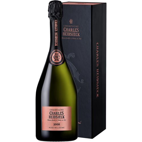 Charles Heidsieck Champagner Rosé Millésime in Geschenkverpackung