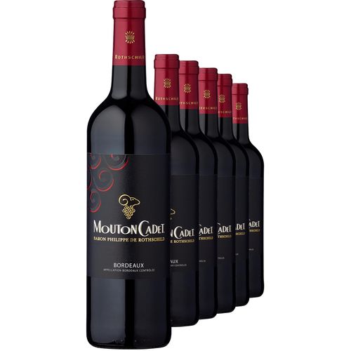 2020 Rothschild Mouton Cadet Rouge im 6er-Vorratspaket