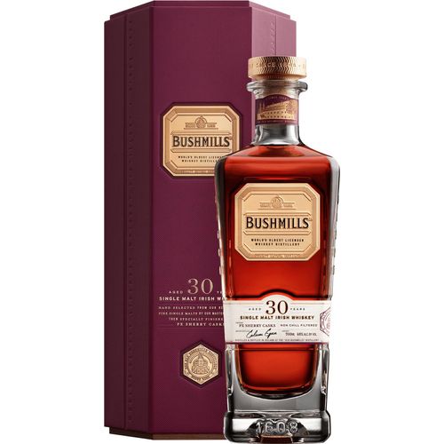 Bushmills 30 Years Old Single Malt Irish Whiskey