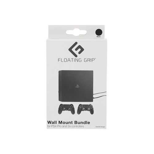 Floating Grip Playstation 4 Pro Wall Mounts Bundle - Black - Miscellaneous Zubehör für Spielkonsole - Sony PlayStation 4 Pro