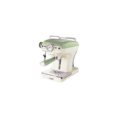 Amerikanische Vintage , Espressomaschine beige/hellgrün