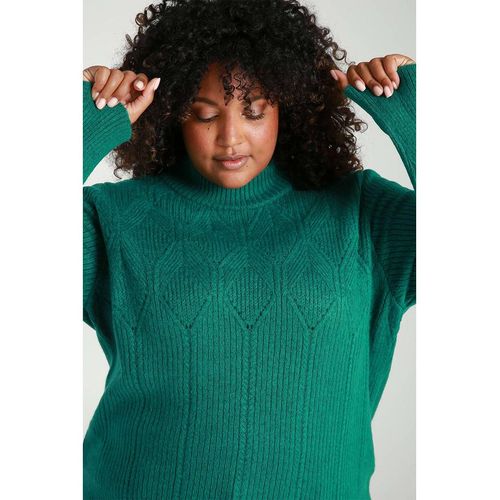 Paprika Pullover in Grün - 48