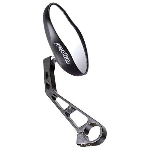 Ergotec Rückspiegel M-88, für Links-/ Rechtsmontage alu schwarz