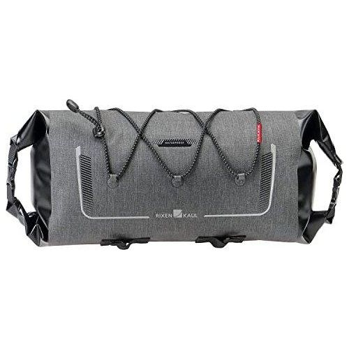 KLICKfix Bikepack Waterproof Lenkertasche grau/schwarz 6 - 12 L