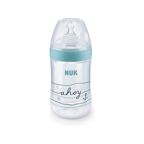 NUK Babyflasche NUK Nature Sense Babyflasche Silikon-Trinksauger