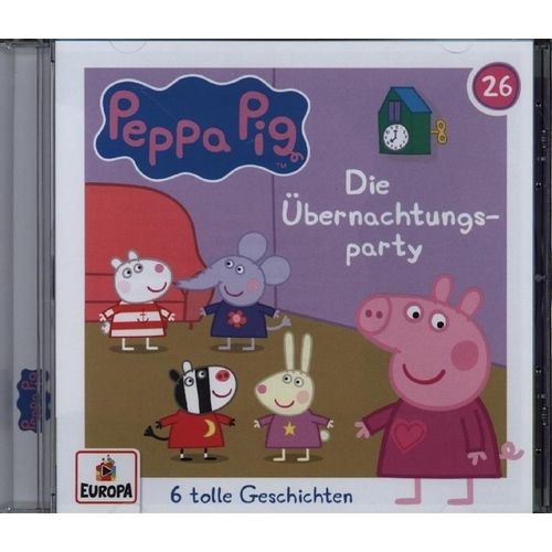 Peppa Pig Hörspiele - Die Übernachtungsparty,1 Audio-CD - Peppa Pig Hörspiele (Hörbuch)