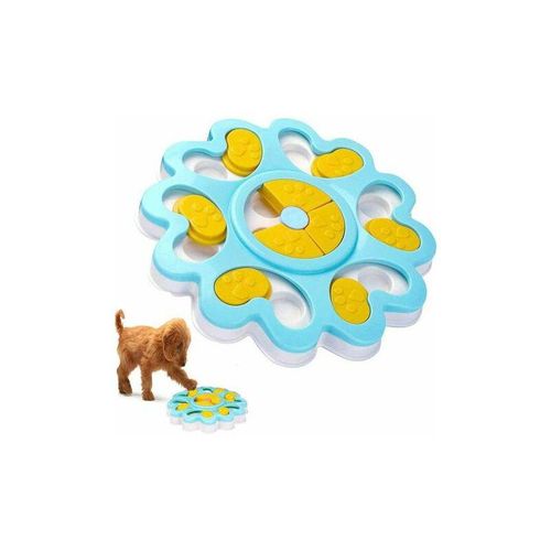 Hunde-Puzzle-Feeder-Spielzeug, interaktiver Leckerli-Spender Puzzle-Hundespielzeug, Hundetrainings-Spiele-Feeder mit rutschfestem, verbessern iq Slow