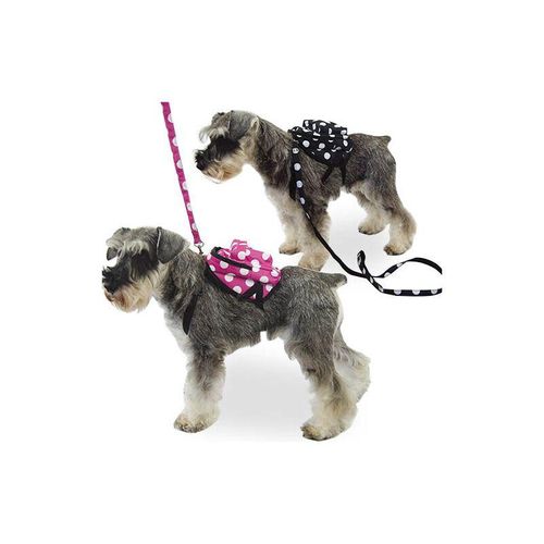 Rucksack für kleine Hunde Pink Polka Dots Rucksack