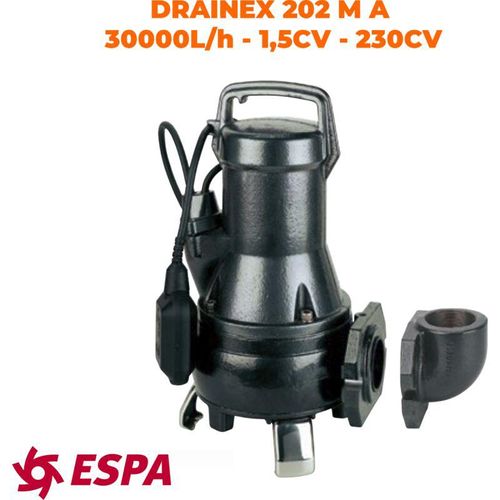 ESPA Tauchmotorpumpe zur Entwässerung von Abwasser DRAINE 202 MA - 30.000L/h - 16,3m ma.