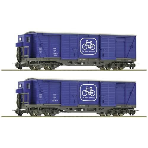 Roco 6640003 H0e 2er-Set Fahrradtransportwagen der ÖBB