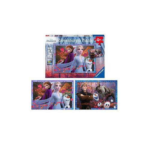 Ravensburger Disney Frozen Frostige Abenteuer Puzzle, 2 x 24 Teile