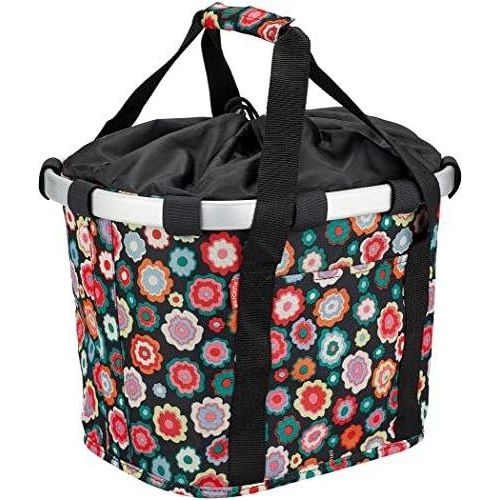 KLICKfix Bikebasket Lenkertasche happy flowers