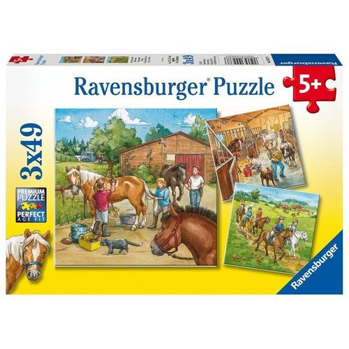 Puzzle Mein Reiterhof 3x49 Teile