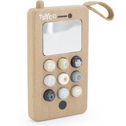 Tryco Wooden Telephone jouet en bois 1 pcs