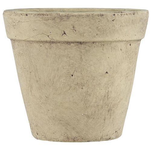 IB Laursen Blumentopf Samos, H16,5 x Ø18 cm, beige