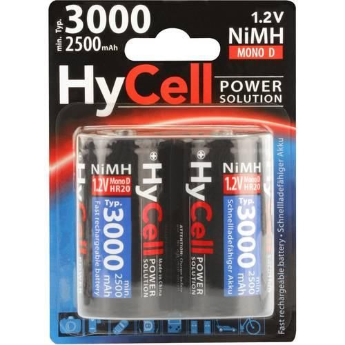 HyCell HR20 3000 Mono (D)-Akku NiMH 2500 mAh 1.2 V 2 St.