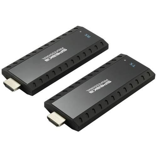 SpeaKa Professional HDMI® HDMI-Funkübertragung (Set) über Heimnetzwerk (IP-basiert) 30 m