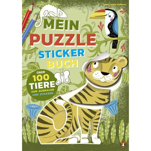 Mein bunter Puzzle-Sticker-Spaß - Tiere - Isabel Große Holtforth, Gebunden