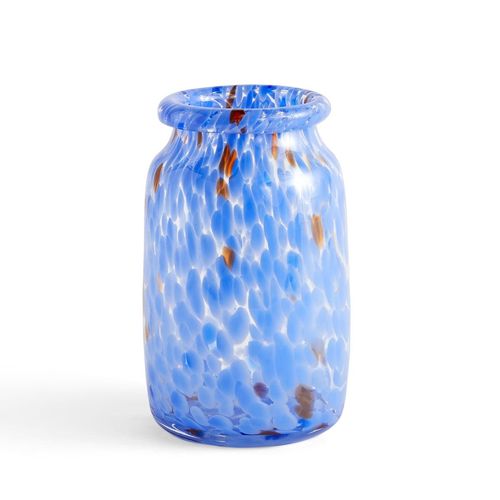 HAY - Splash Vase M, Ø 14,3 x H 22,2 cm, blue