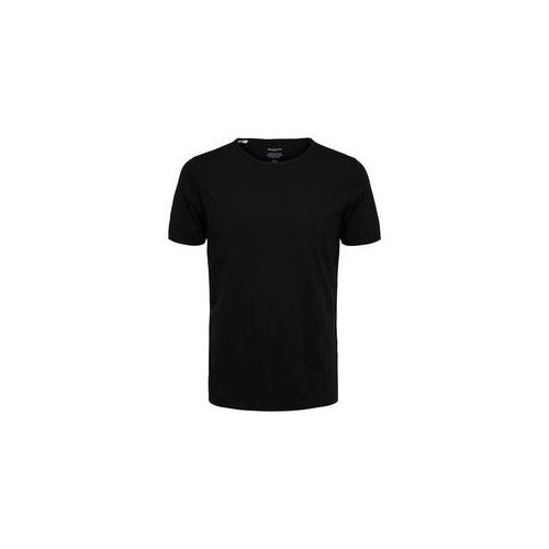SELECTED HOMME T-Shirt »MORGAN O-NECK TEE« SELECTED HOMME Black S (46)