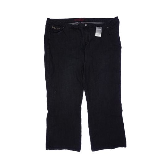 sheego Damen Jeans, schwarz, Gr. 116