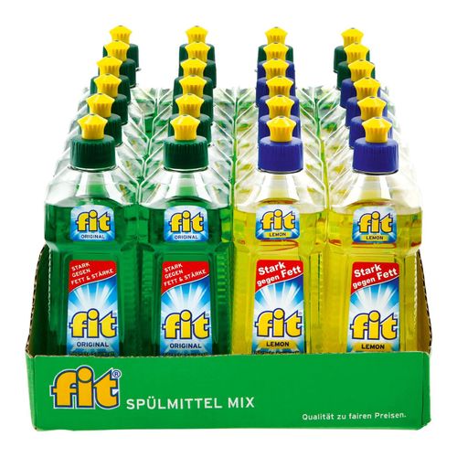 Fit Spülmittel 500 ml, verschiedene Sorten, 24er Pack