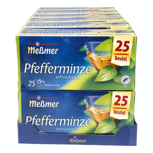 Meßmer Pfefferminztee 56,25 g, 12er Pack