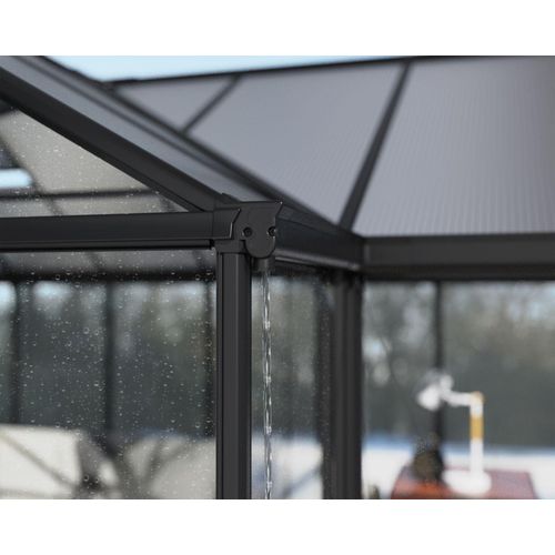 Triomphe Gardenchalet, schwarz, 16 m²