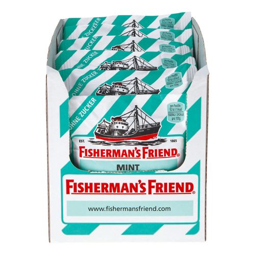 Fishermans, ohne Zucker Fishermans Friend Mint 25 g, 24er Pack