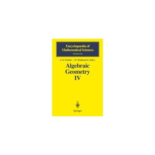 Algebraic Geometry Iv.Vol.4 Kartoniert (TB)