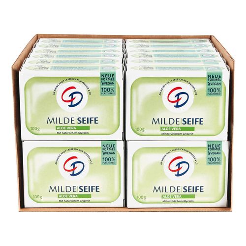 CD milde Seife Aloe Vera 100 g, 24er Pack