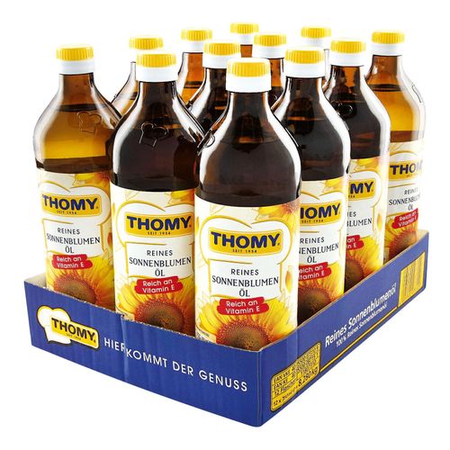 Thomy Sonnenblumenöl 750 ml, 12er Pack