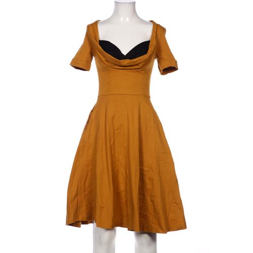 Lindy Bop Damen Kleid, orange, Gr. 34