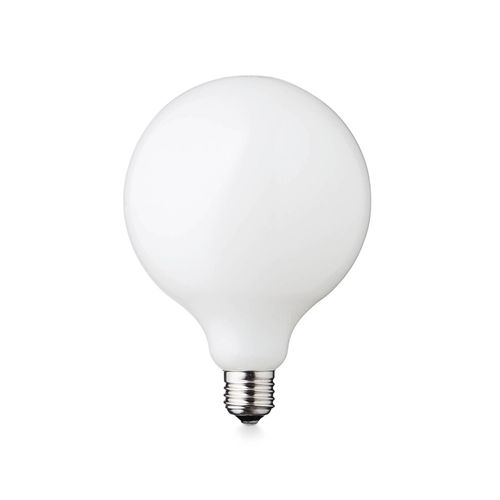 LED-Leuchtmittel Globe, E27, Ø 12,5 cm, matt, 5 W, 2.200 K